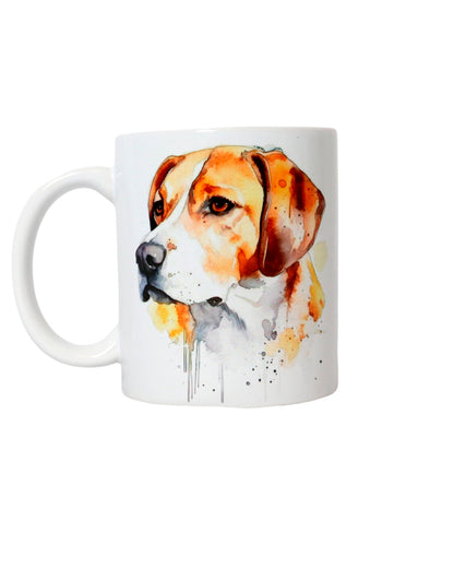 beagle printed mug