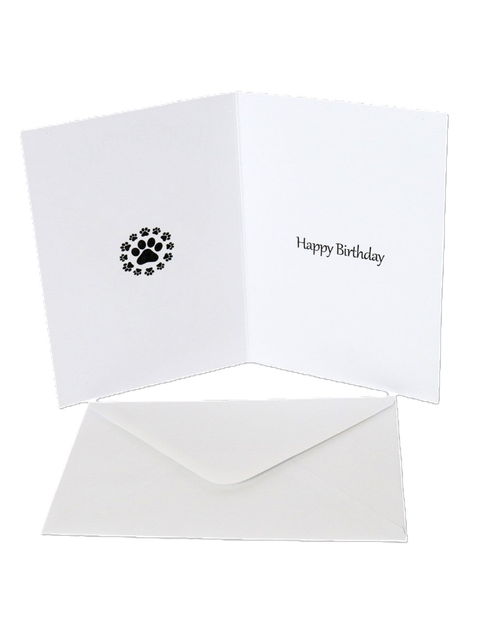 happy birthday wording inside printed card