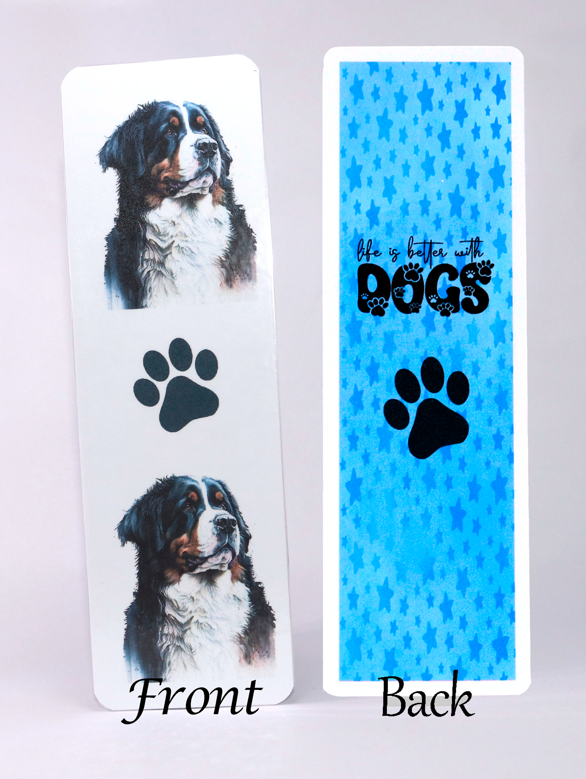burmese dog printed bookmark