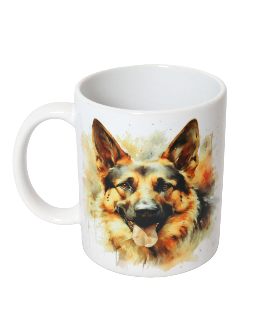 german shepherd printed mug