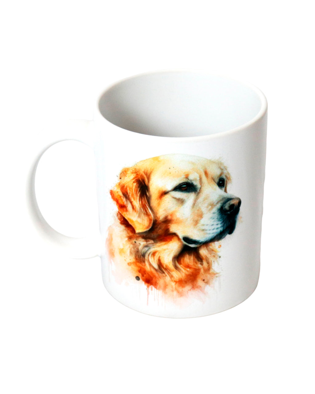 golden retriever printed mug