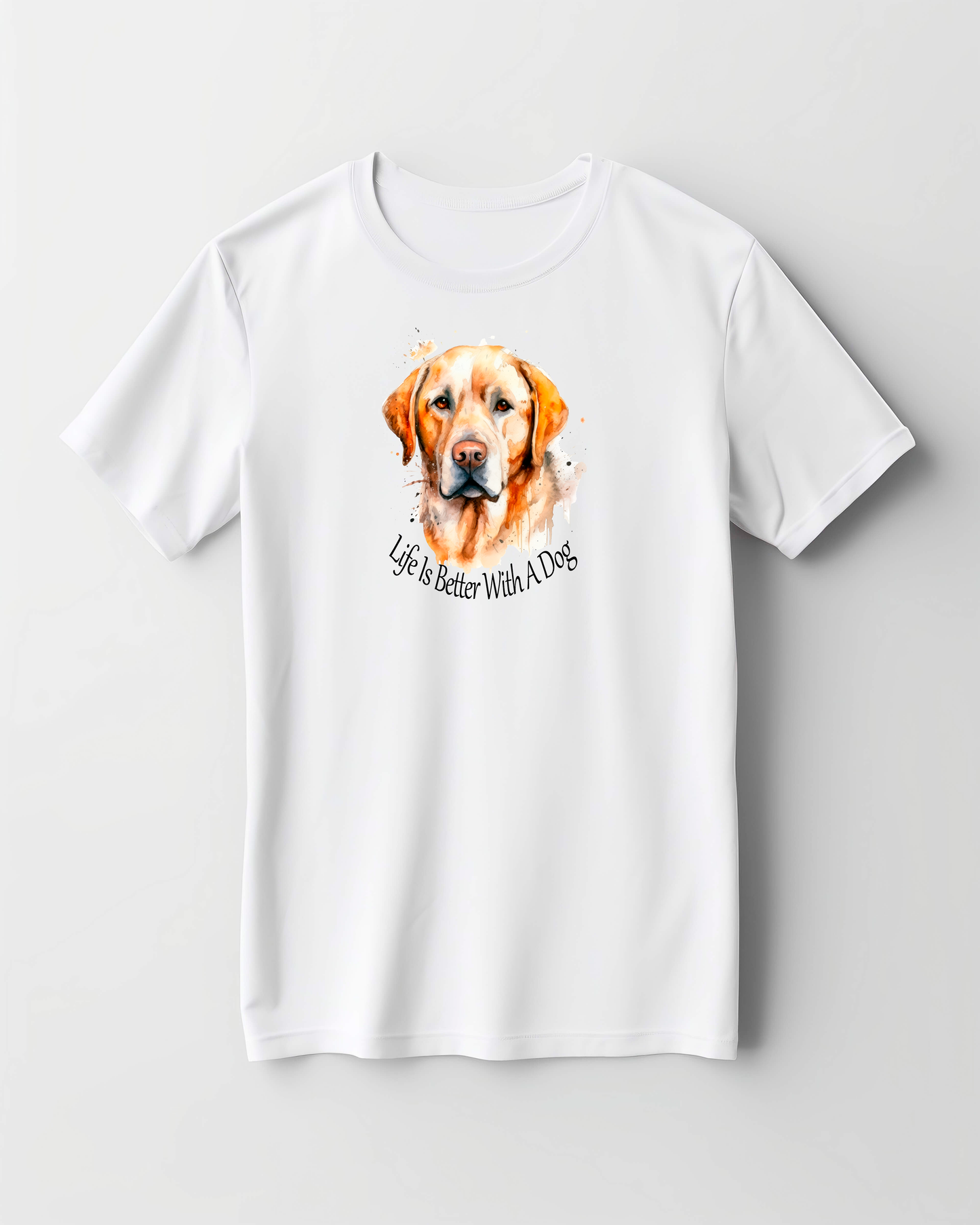 labrador dog printed t shirt