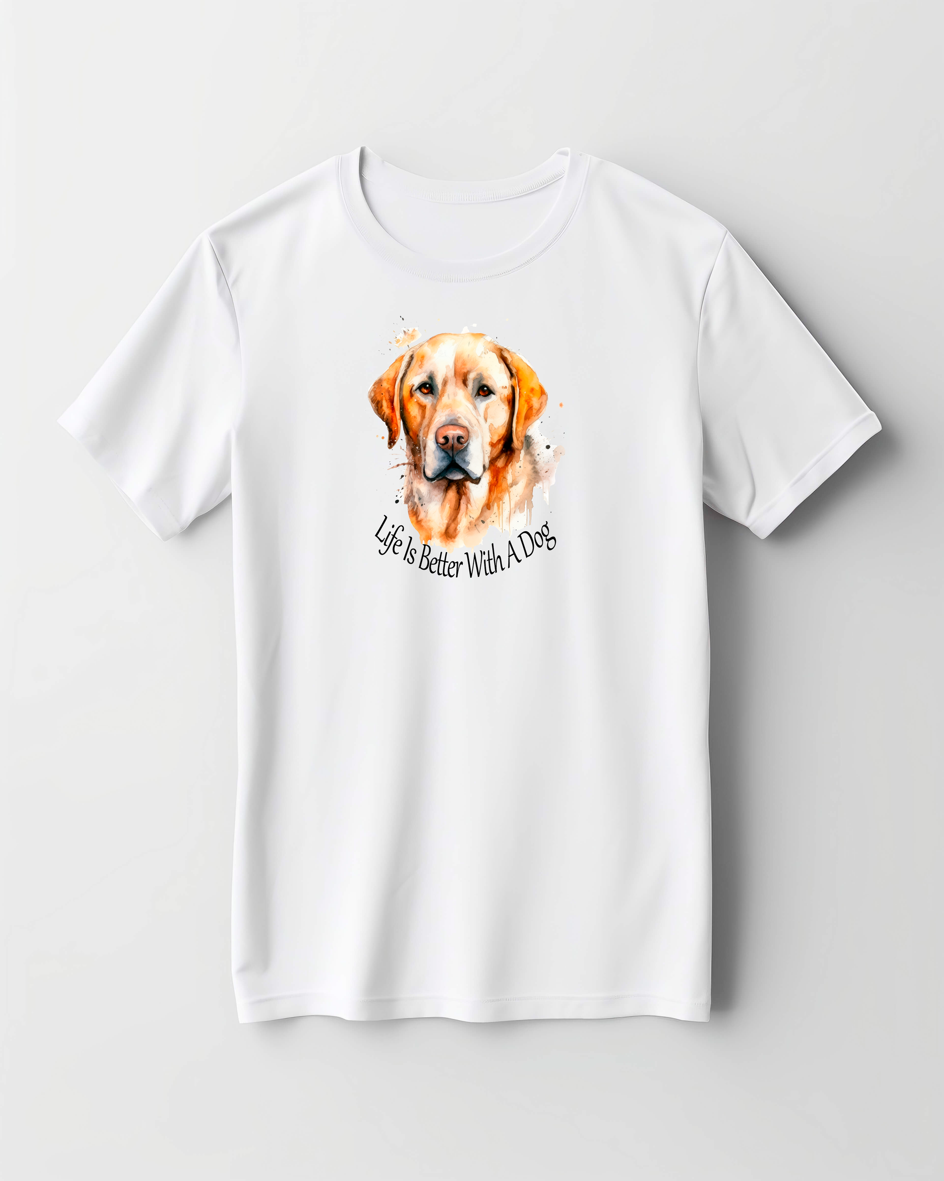 labrador dog printed t shirt