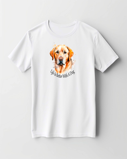labrador dog printed t shirt
