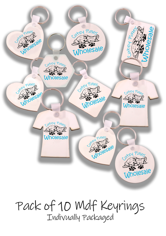 wholesale printed merchandise keyrings