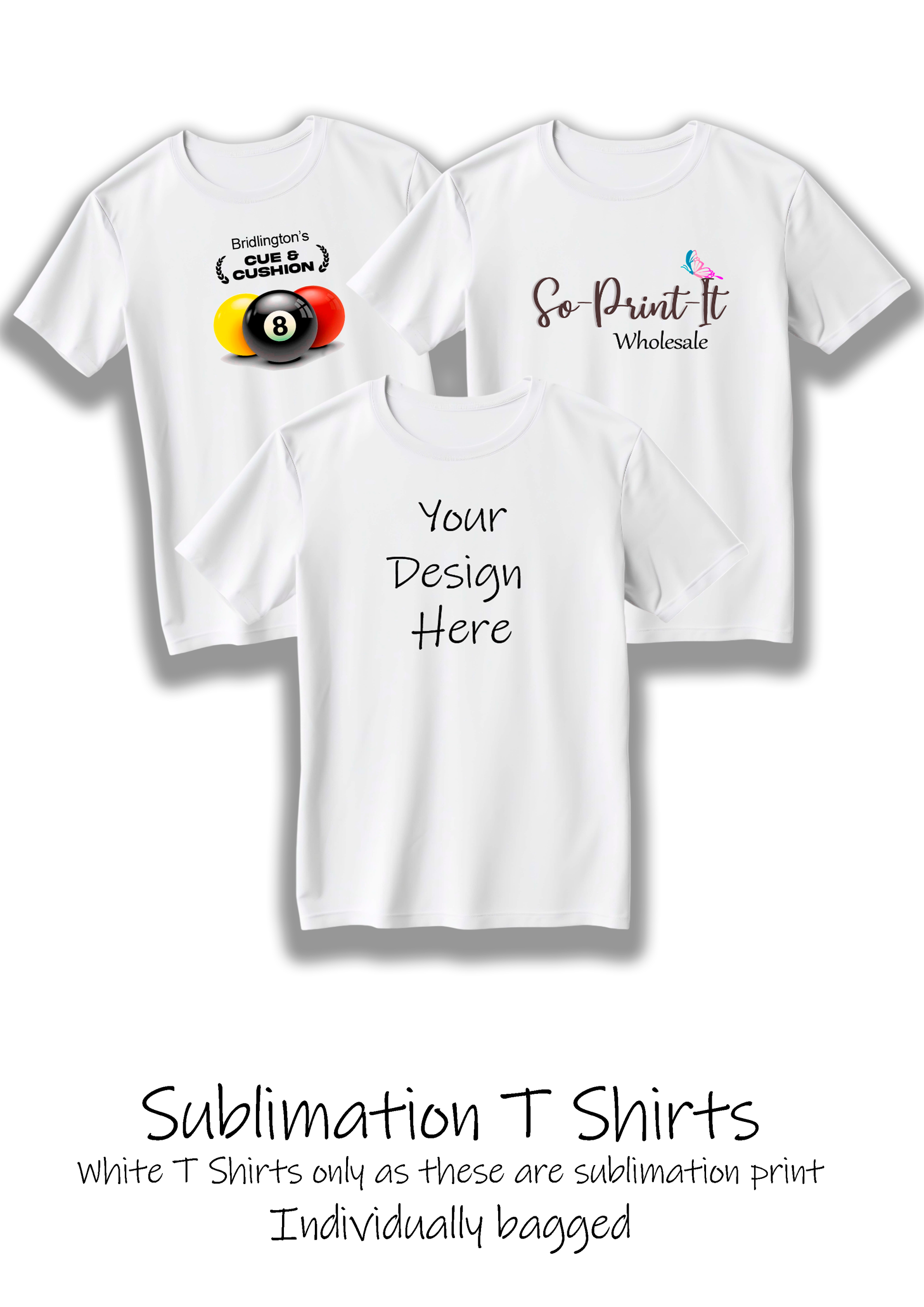 wholesale sublimation printed t shirts